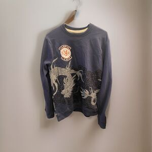 Blind Rooster Campus League NYC Champs Size Medium Blue Sweatshirt